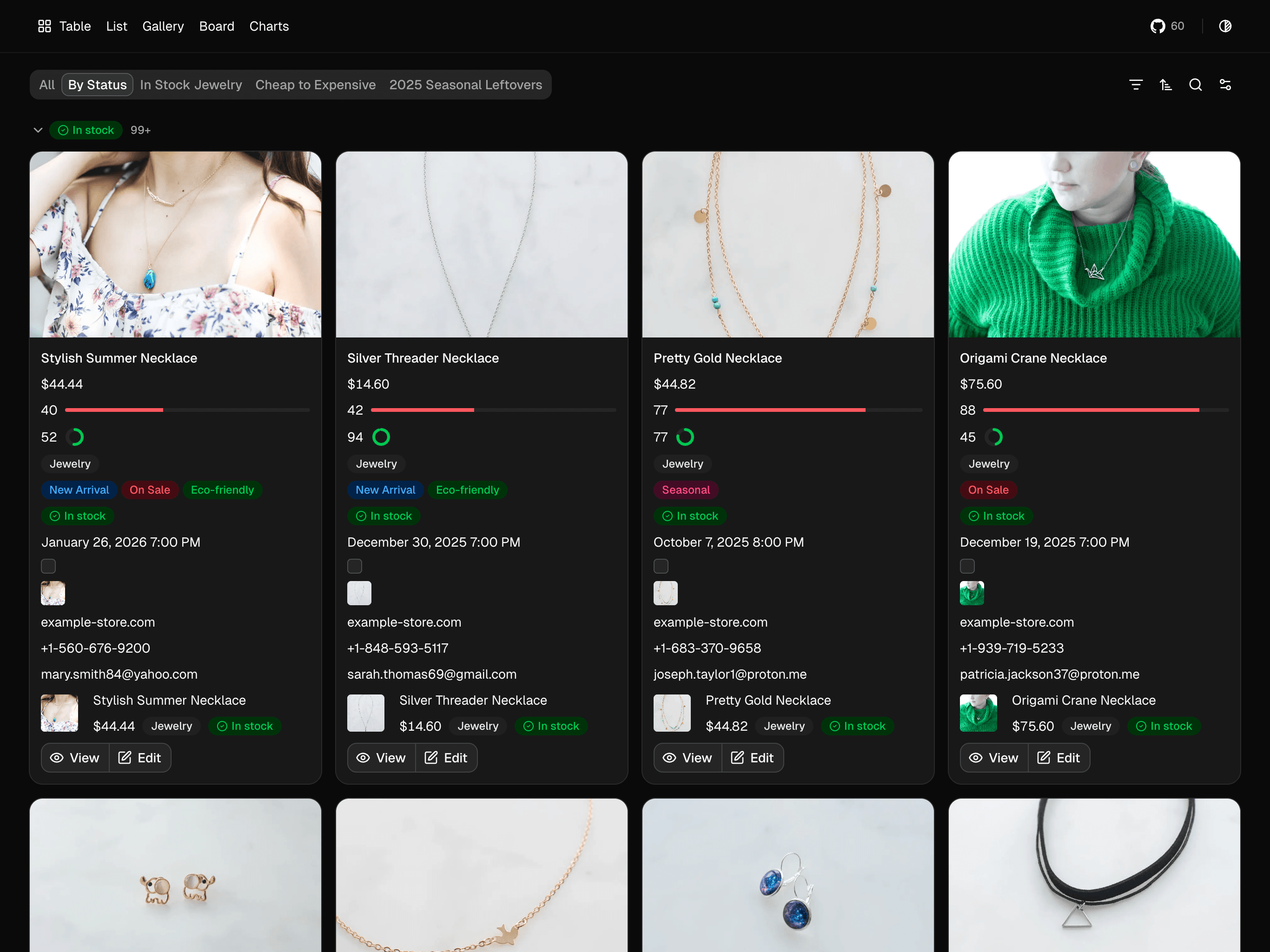 Gallery View Demo